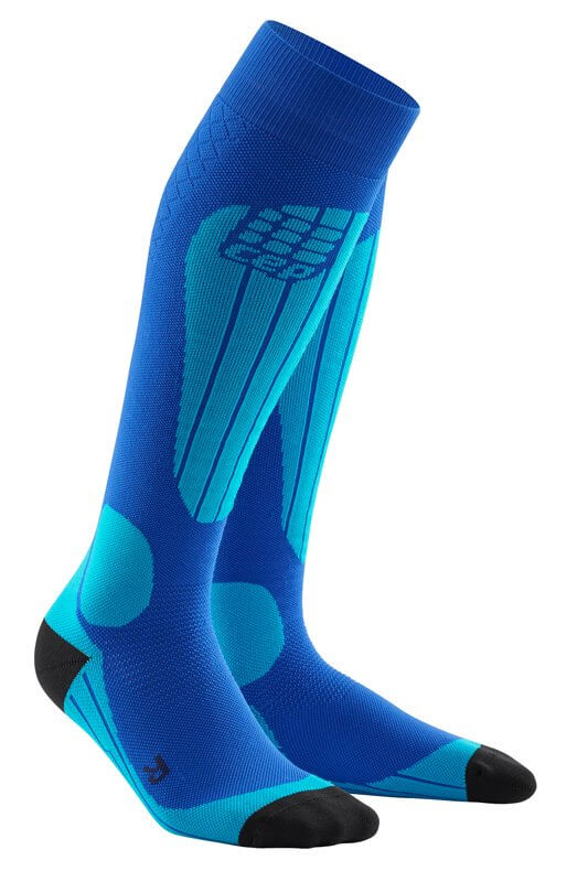 Dámske lyžiarske ponožky CEP Lyžařské termo podkolenky dámské modrá / azurová