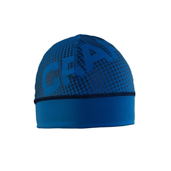 Unisex sportovní čepice Craft Čepice Livigno Printed modrá