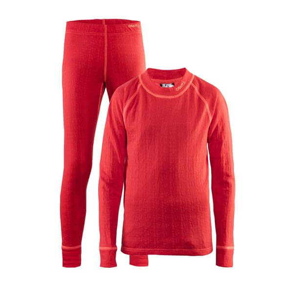 Spodní prádlo Craft Set Nordic Wool Junior oranžová