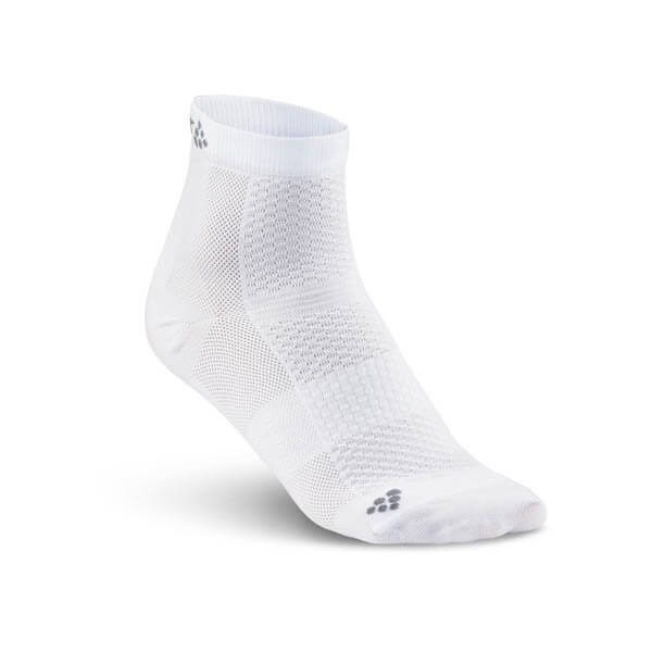 Tenké funkčné ponožky Craft Ponožky Cool Mid 2-pack biela