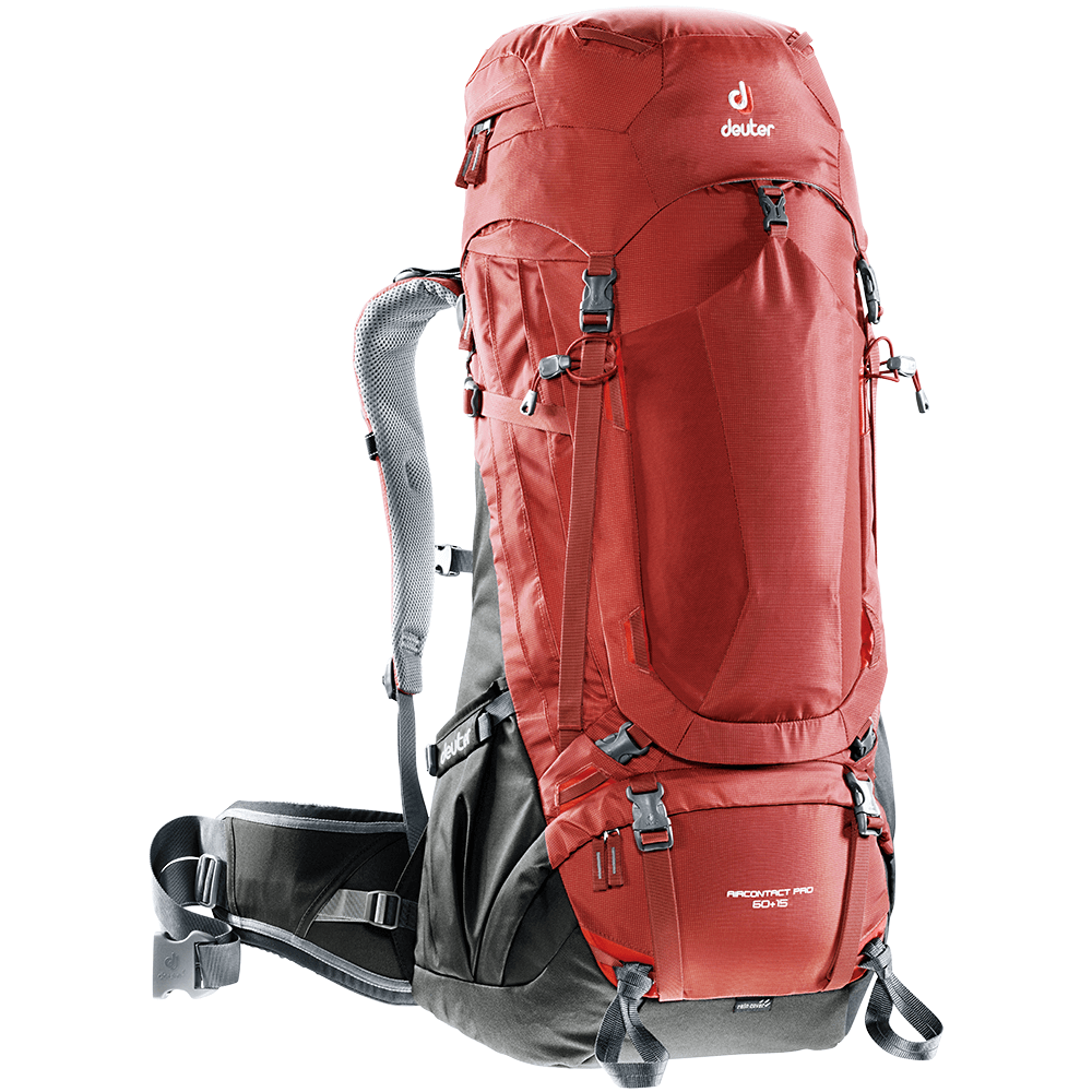 Tašky a batohy Deuter Aircontact Pro 60+15 (3330117) lava-anthracite