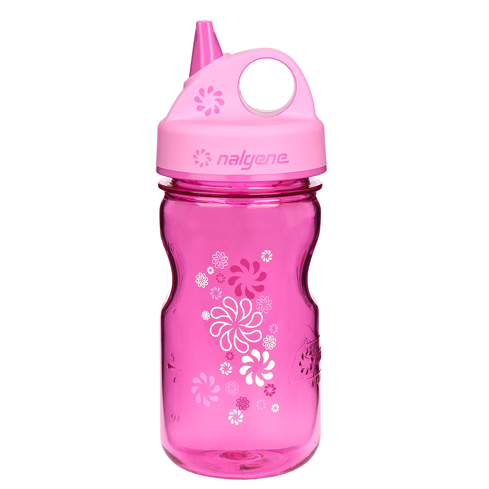 Otroška steklenička za pitje Nalgene Grip´n Gulp PinkWheels2182-1512
