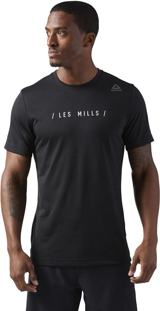 Pánské sportovní tričko Reebok Les Mills Dual Blend Tee
