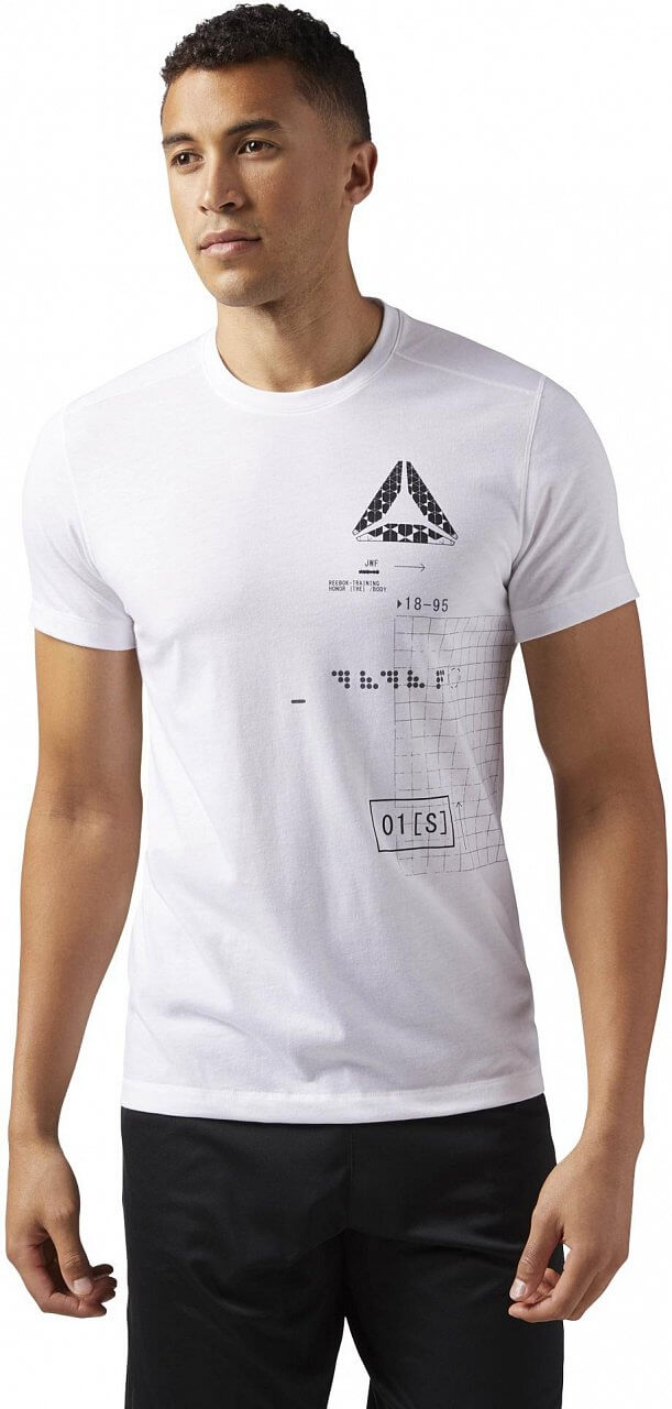 Pánske športové tričko Reebok Activchill Graphic Long Sleeve Compression Tee