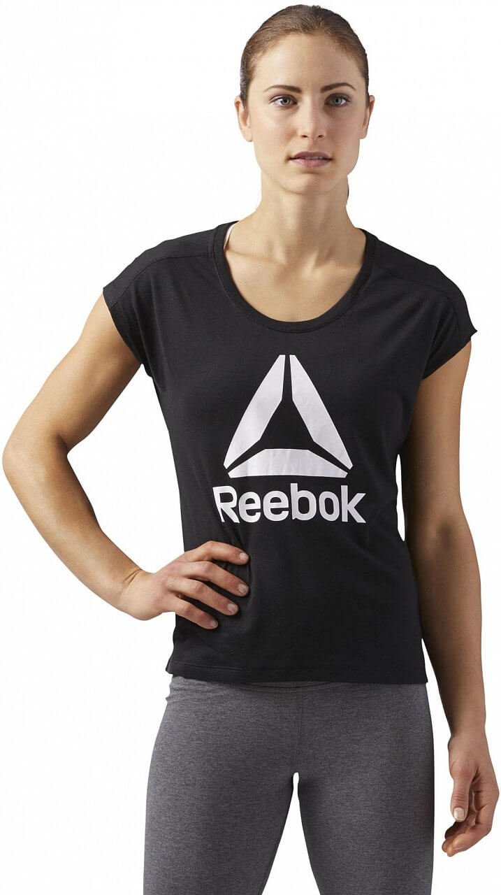 Dámské sportovní tričko Reebok Workout Ready Supremium 2.0 Tee Big Logo