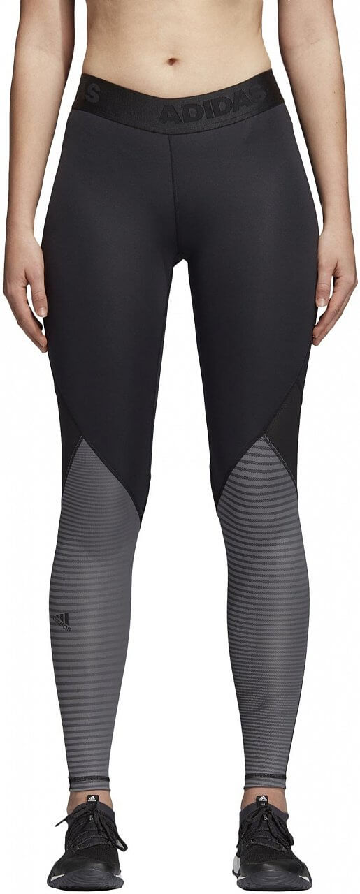 Dámské sportovní kalhoty adidas Alphaskin Sport Long Tight Print