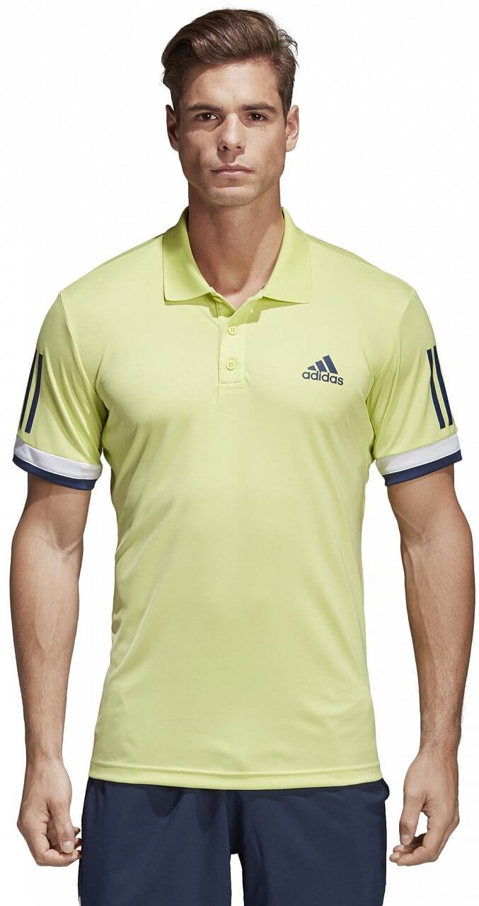 Pánské tenisové tričko adidas Club 3 Stripes Polo