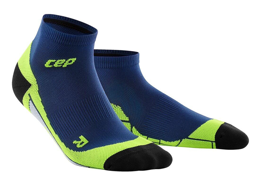 Ponožky CEP Kotníkové ponožky pánské III oceánová modř / zelená