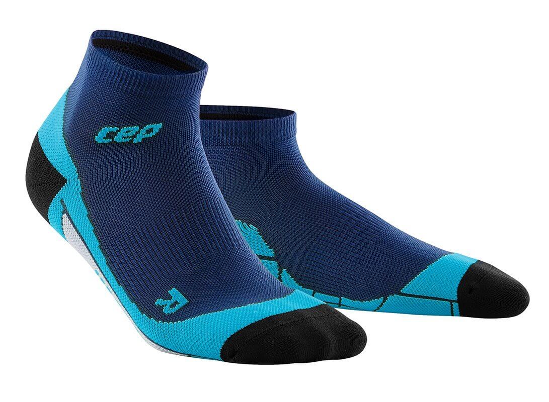 Ponožky CEP Kotníkové ponožky pánské III oceánová modř / havajská modř