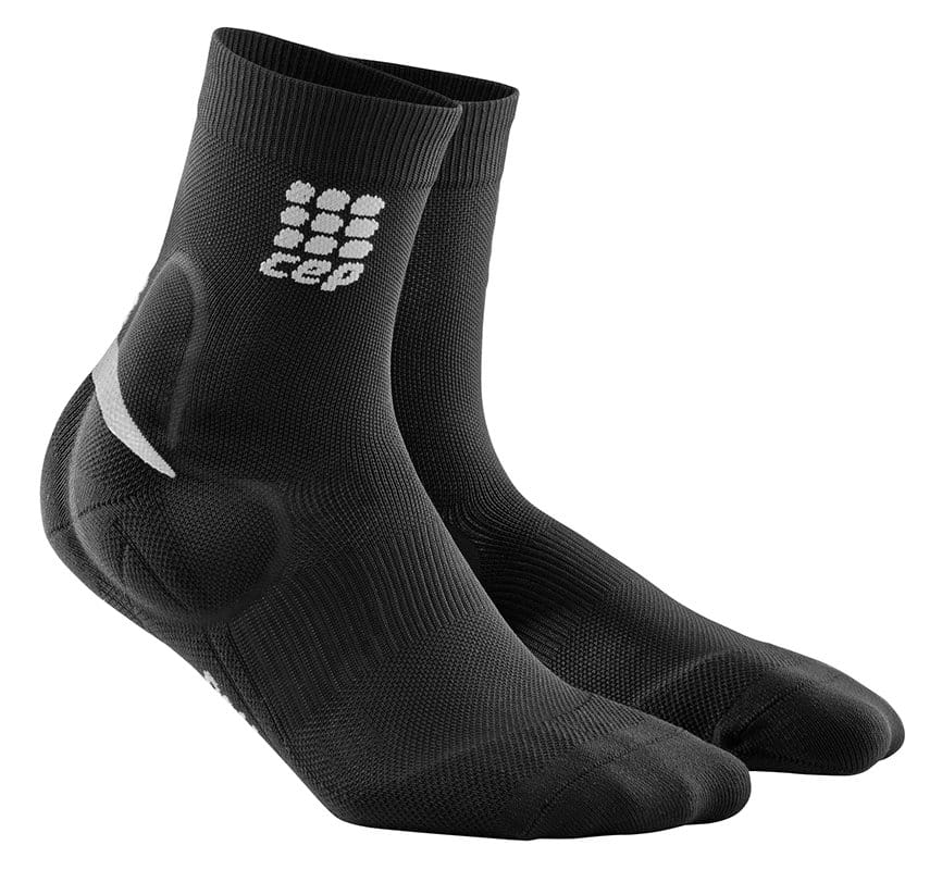 Dámské ponožky s podporou achilovky CEP Ponožky s podporou kotníku dámské černá / zelená II
