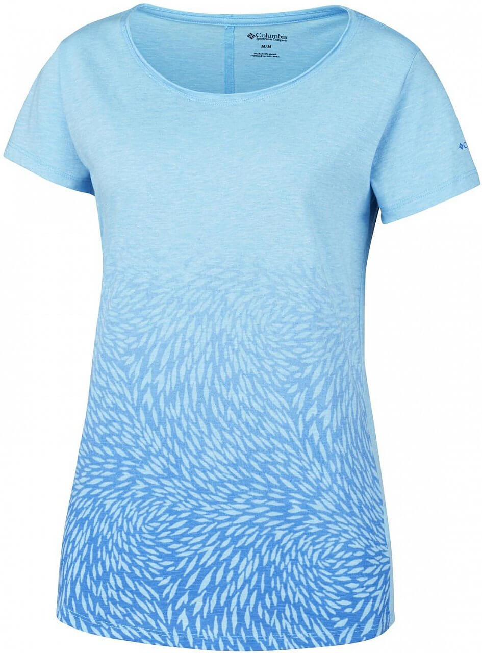 Dámske športové tričko Columbia Ocean Fade Short Sleeve Tee