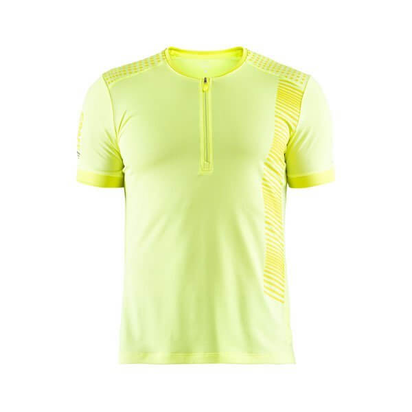Pánské sportovní tričko Craft Triko Grit krátký rukáv žlutá