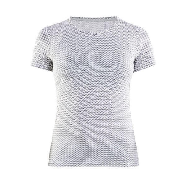 Dámské sportovní tričko Craft W Triko Essential V bílá s potiskem