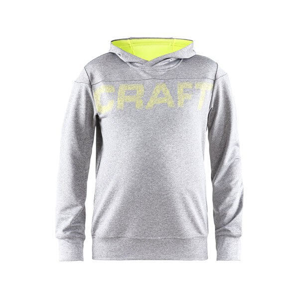 Sweatshirts Craft Mikina  Warm Junior bílo-šedá