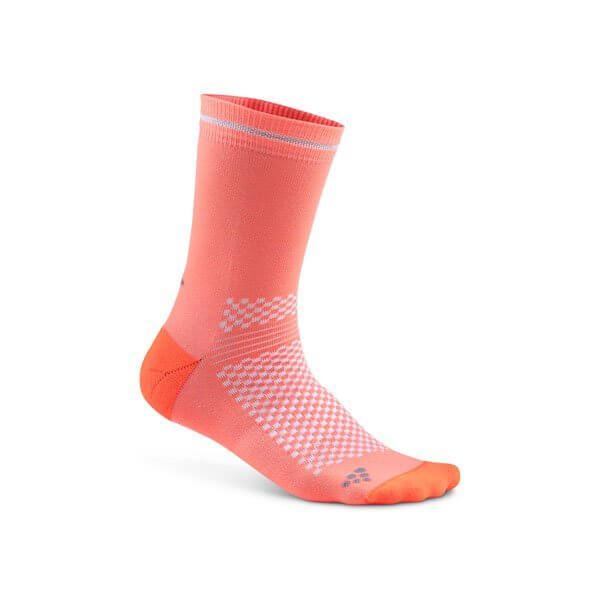 Unisex sporotvní ponožky Craft Ponožky Visible růžová