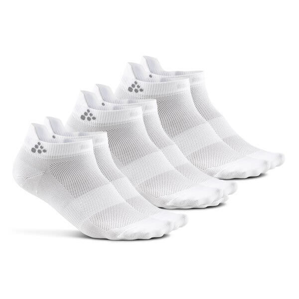 Ponožky Craft Ponožky Shaftless 3-pack bílá
