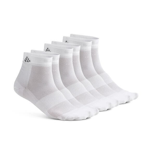 Ponožky Craft Ponožky Mid 3-pack biela