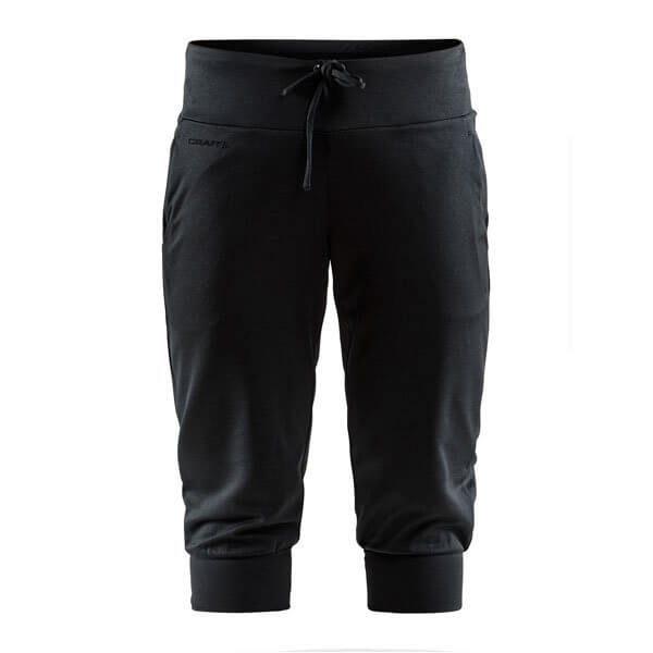 Pantaloni Craft W Kalhoty Pep Capri tmavě šedá