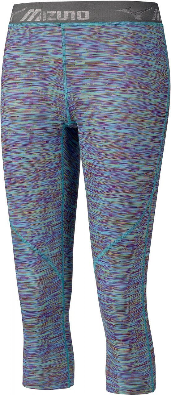 Dámské běžecké kalhoty Mizuno Impulse 3/4 Printed Tight