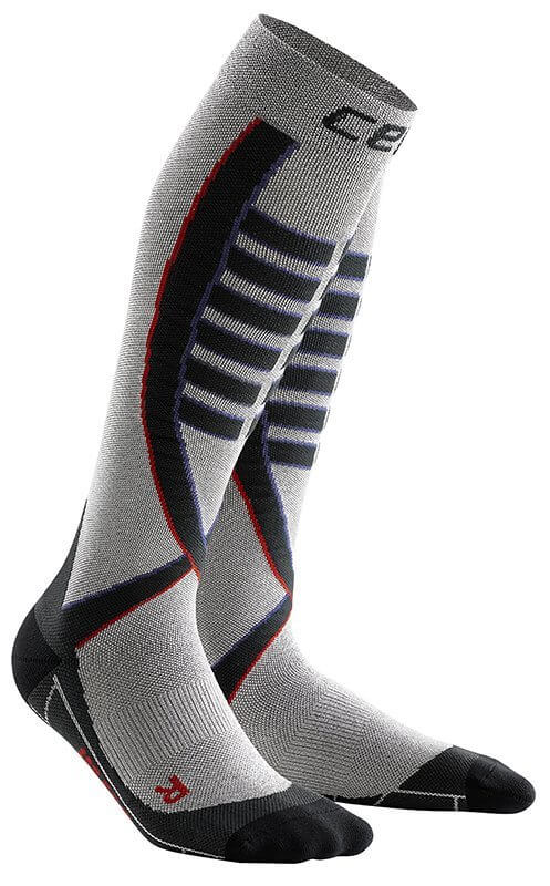 Ponožky CEP Podkolenky pro překážkové běhy pánské stříbrná