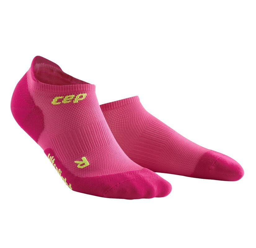 Ponožky CEP Nízké ponožky ULTRALIGHT dámské elektrická růžová / zelená