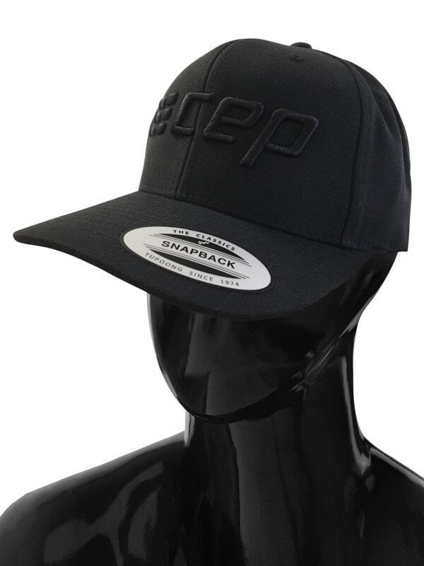 Unisexová kšiltovka CEP Snapback Cap Black