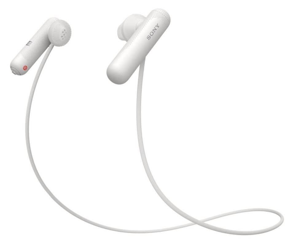 Sportovní bezdrátová Bluetooth sluchátka Sony WISP500 bílá