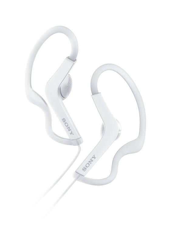 Sportovní sluchátka Sony MDRAS210 bílá