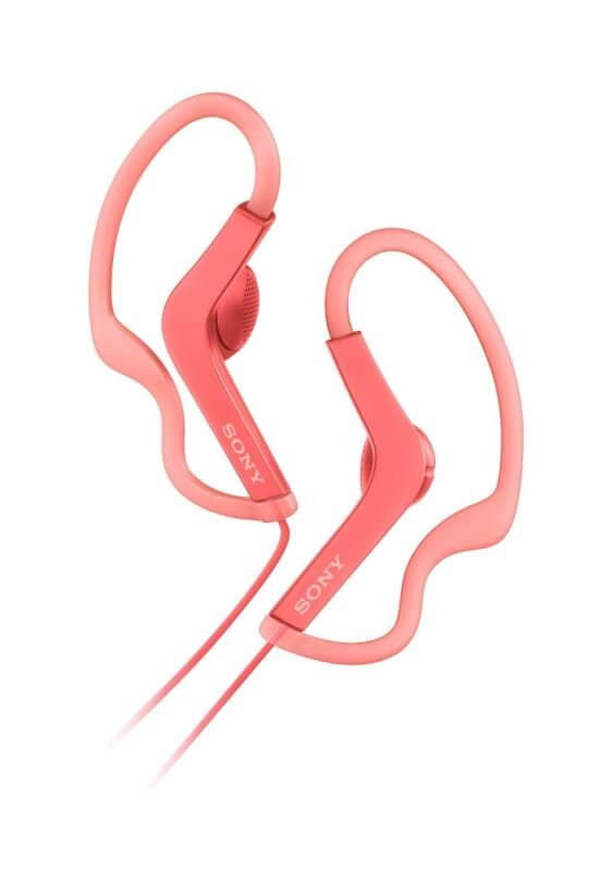 Sportovní sluchátka Sony MDRAS210 růžová
