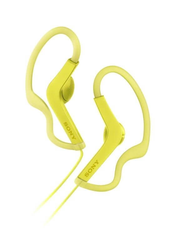 Sportovní sluchátka Sony MDRAS210 žlutá