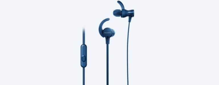 Sportovní sluchátka Sony MDRXB510AS modrá