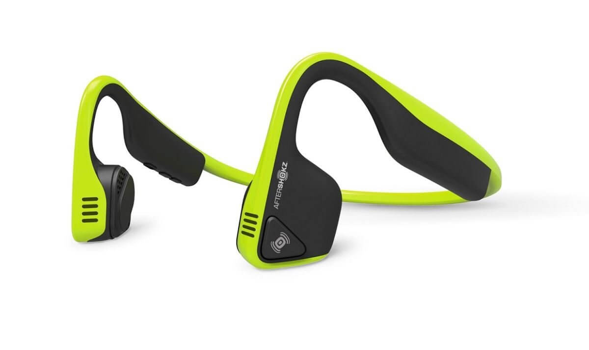 Bluetooth slúchadlá pred uši AfterShokz Trekz Titanium zelená