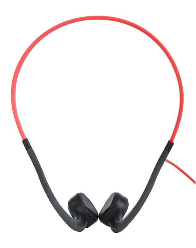 Športové slúchadlá pred uši AfterShokz Sportz Titanium červená