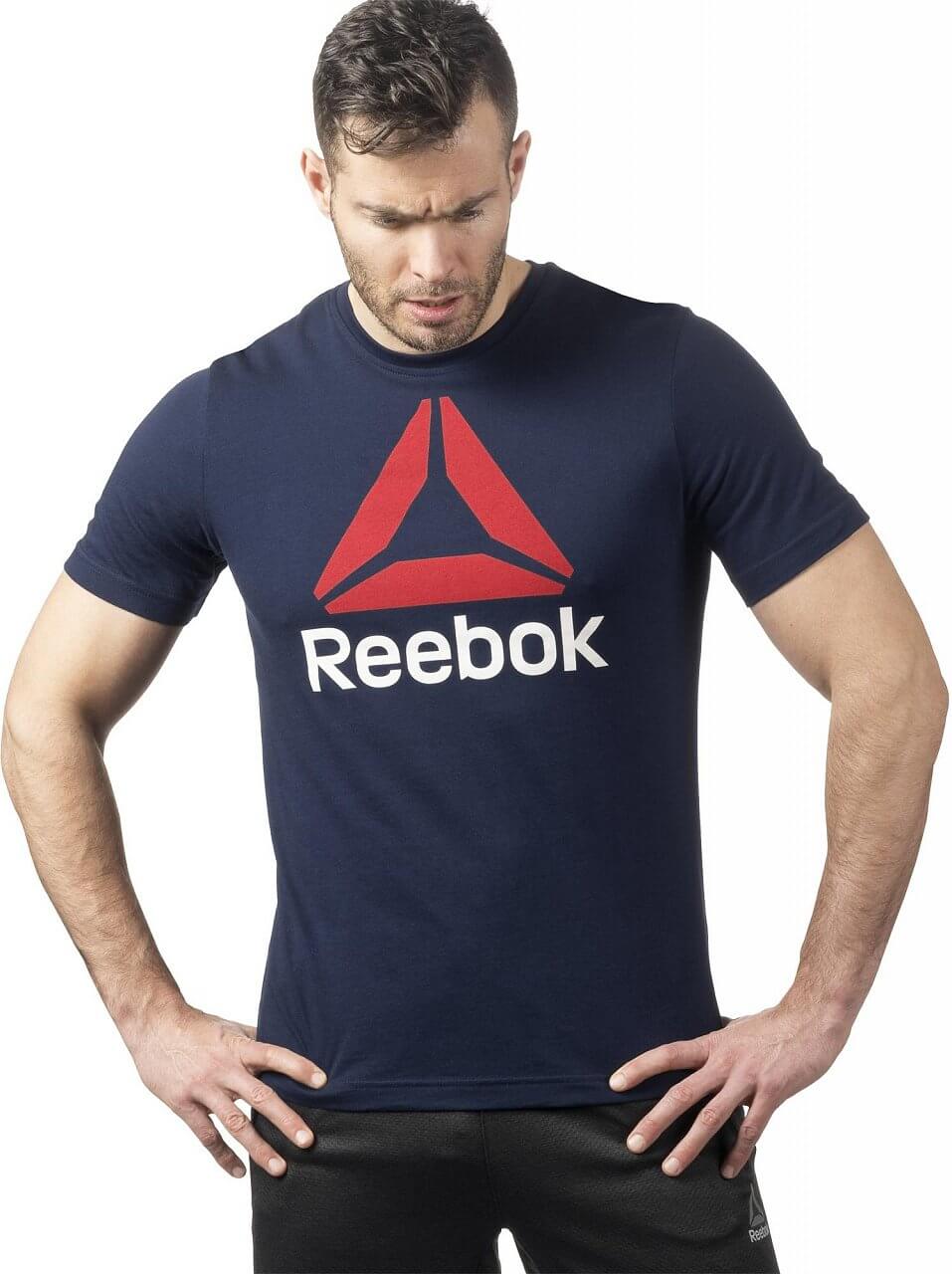 Pánské sportovní tričko Reebok QQR Stacked