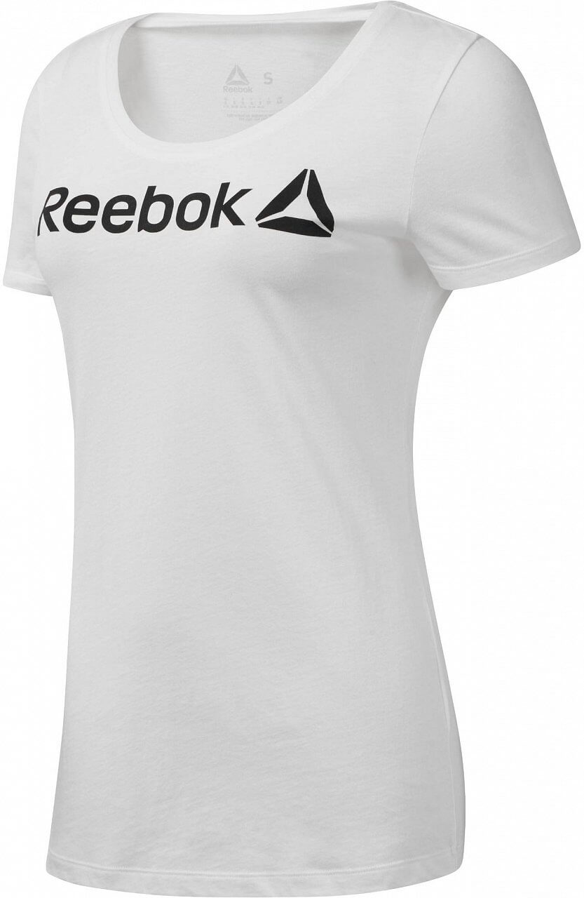 Dámske športové tričko Reebok Linear Read Scoop Neck