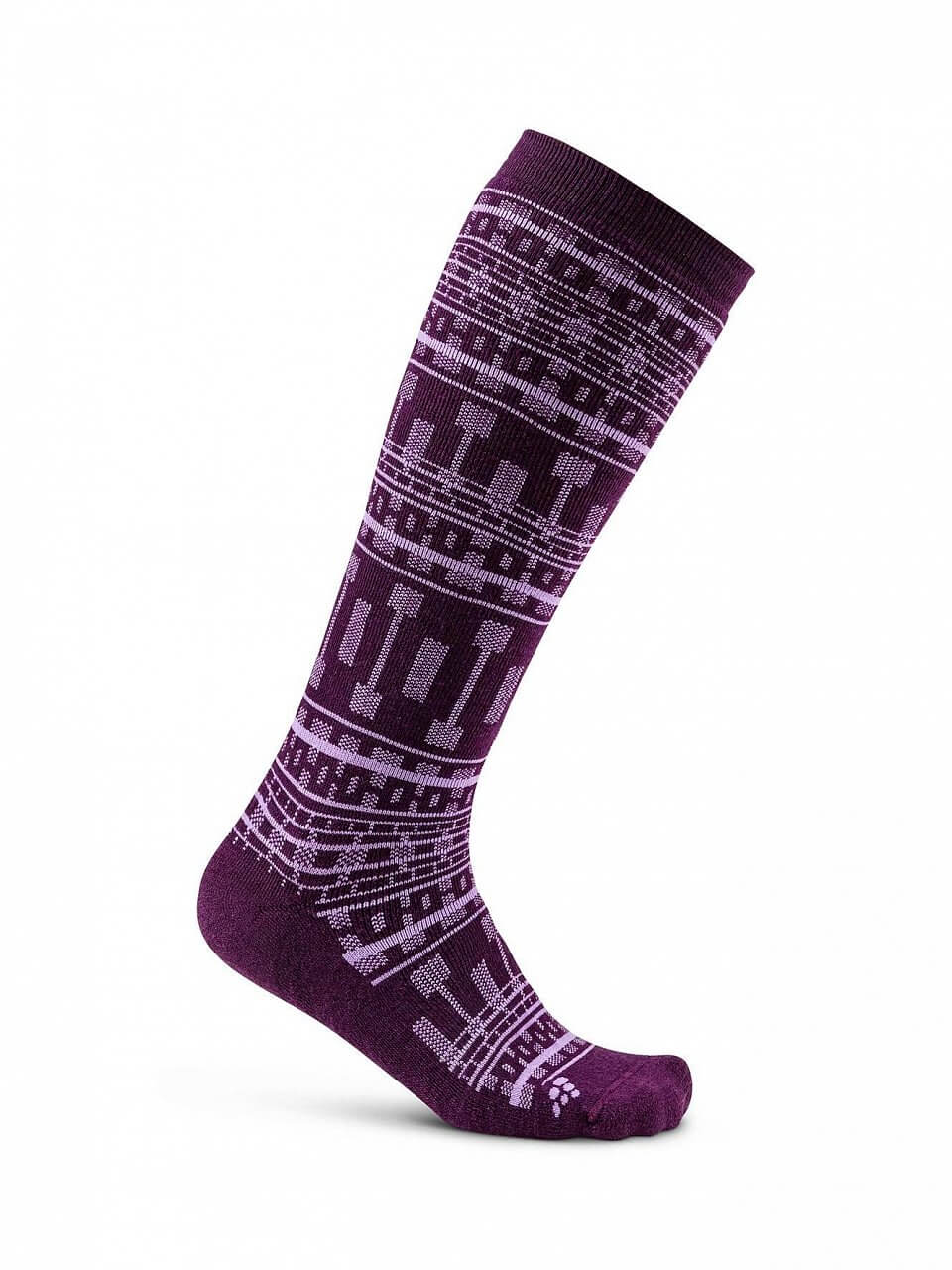 Ponožky Craft Podkolienky Warm Comfort fialová