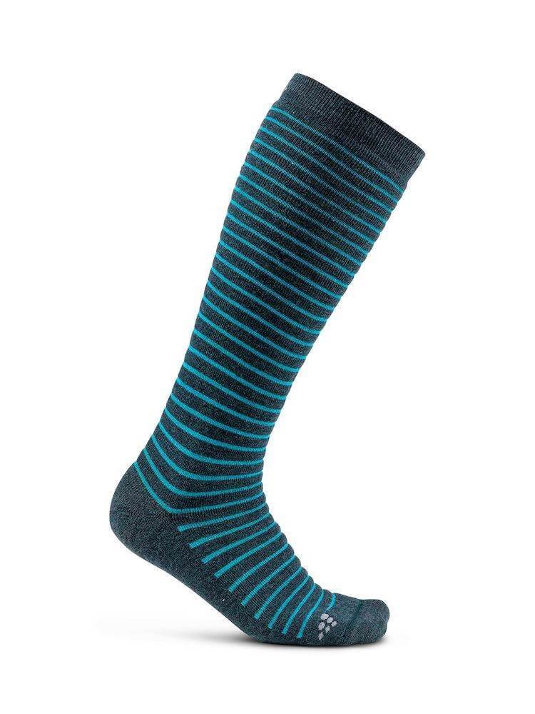 Unisex sporotvní ponožky Craft Podkolenky Warm Comfort tmavě zelená