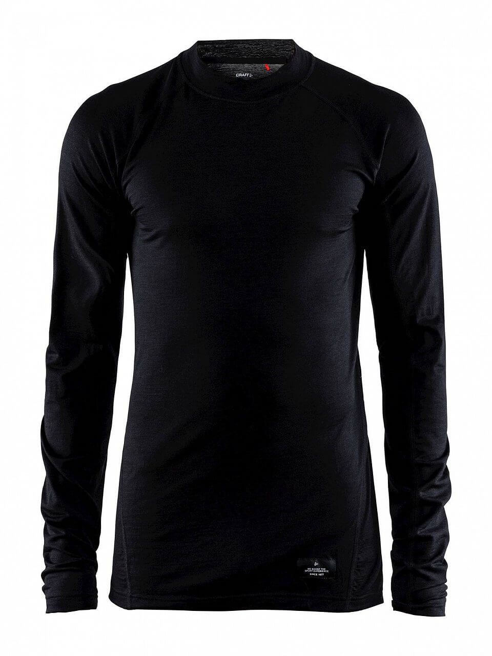 Pánské sportovní tričko Craft Triko Merino Lightweight LS černá