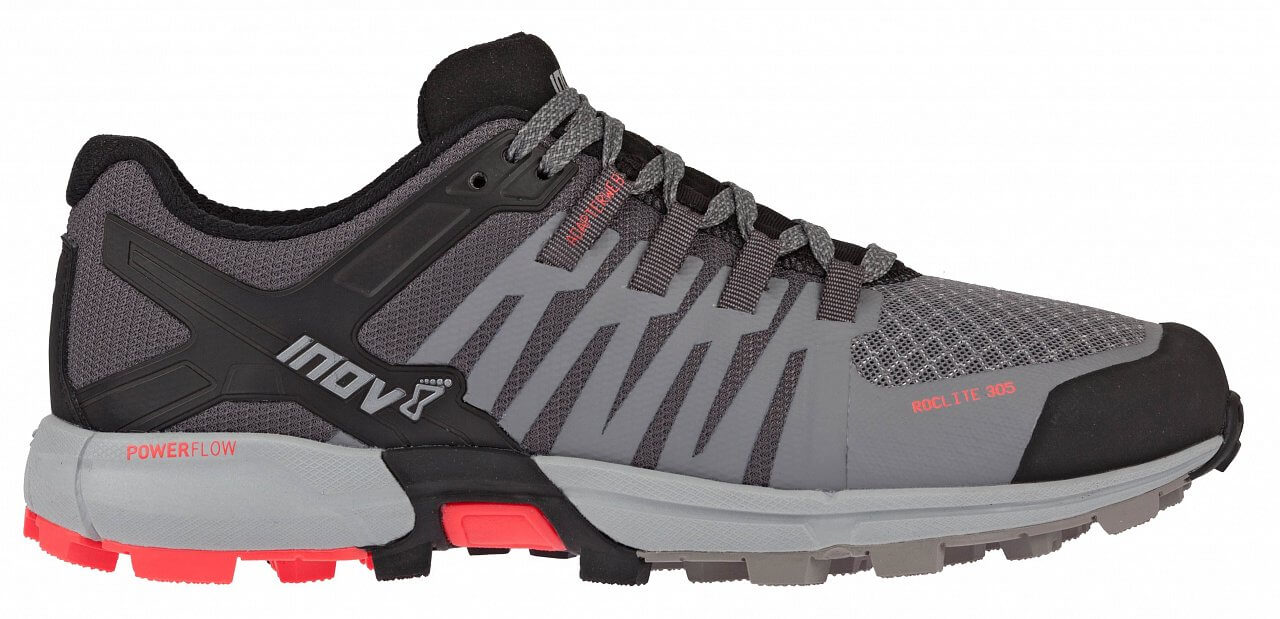 Dámské běžecké boty Inov-8 ROCLITE 305 (M) grey/coral Default