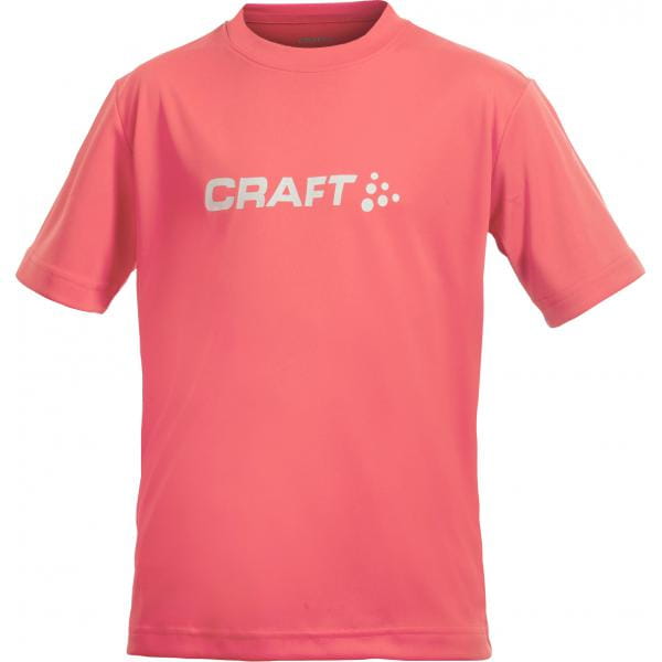 Trička Craft Triko Run Logo růžová