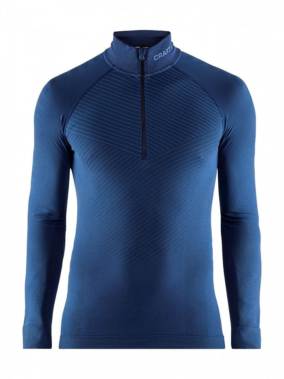 Pánské sportovní tričko Craft Triko Active Intensity Zip tmavě modrá