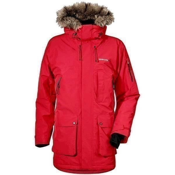 Pánský zimní kabát Didriksons Kabát MARCEL pánský červená