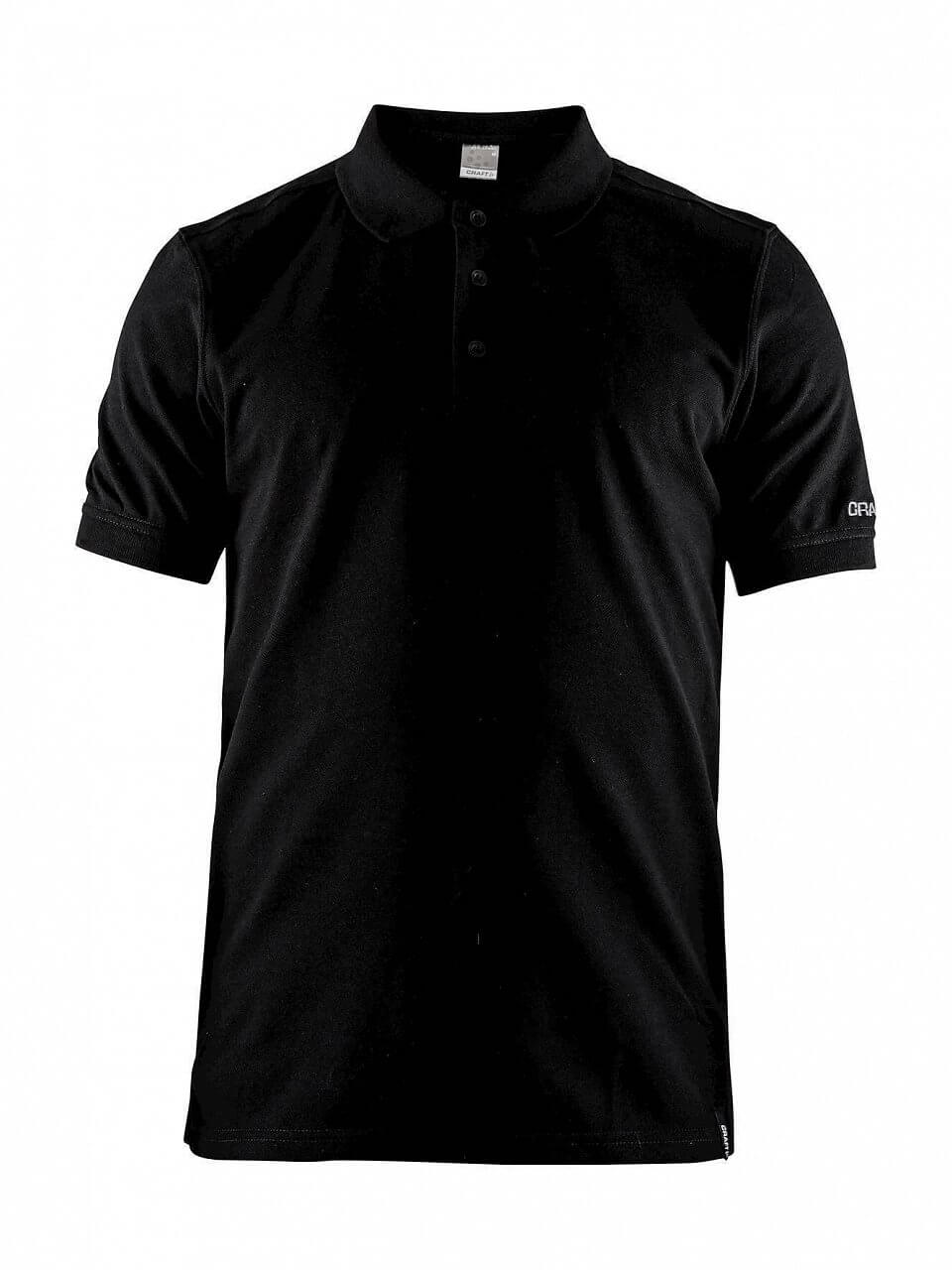 Pánské funkční tričko Craft Triko Casual Polo Pique černá