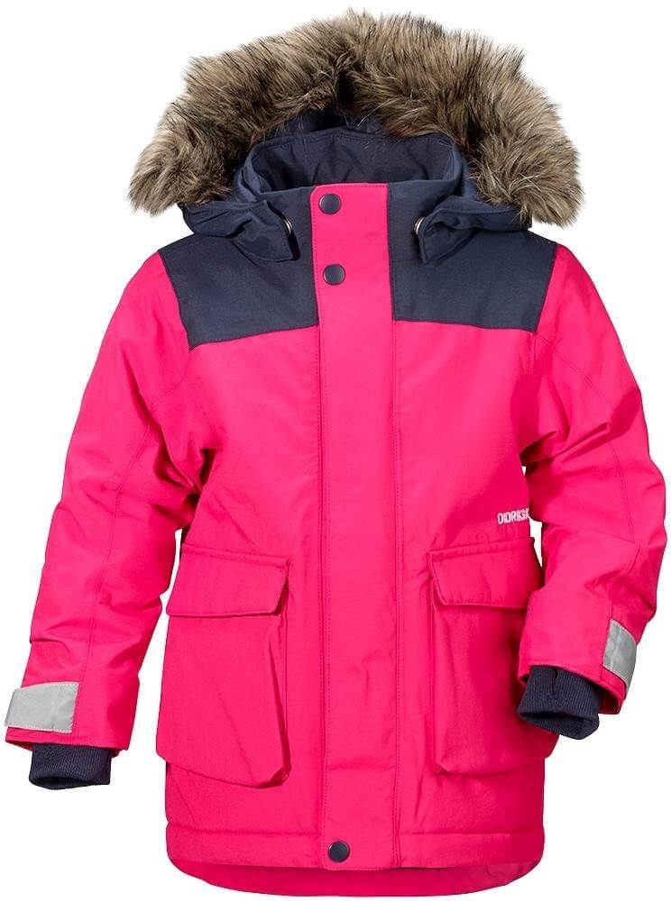 Dětská zimní bunda Didriksons Bunda KURE dětská růžová