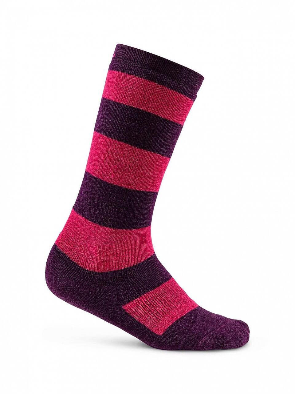 Ponožky Craft Podkolenky Warm Comfort Junior růžová