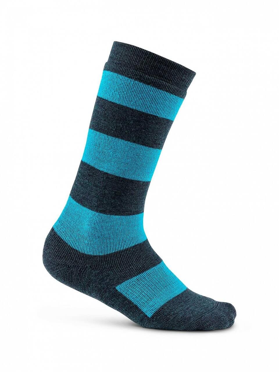 Ponožky Craft Podkolienky Warm Comfort Junior tmavo modrá