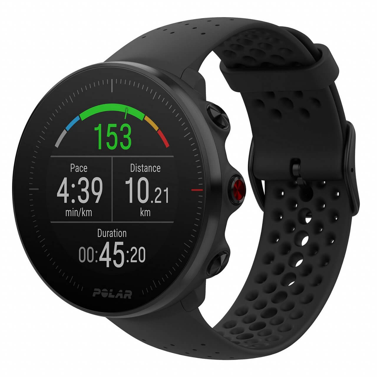 Běžecké a sportovní hodinky s GPS Polar Vantage M černý M/L