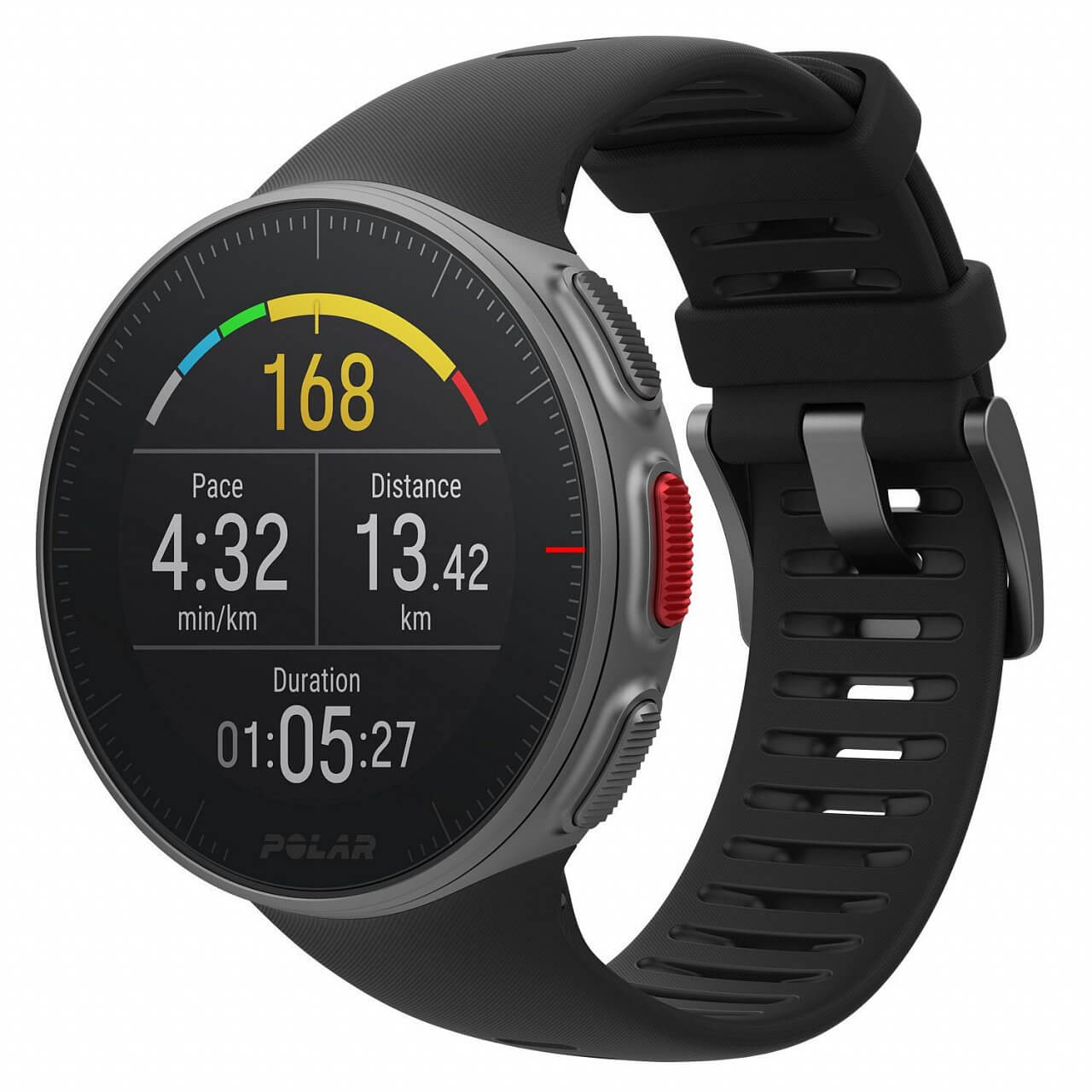 Prémiové športové hodinky s GPS Polar Vantage V čierny