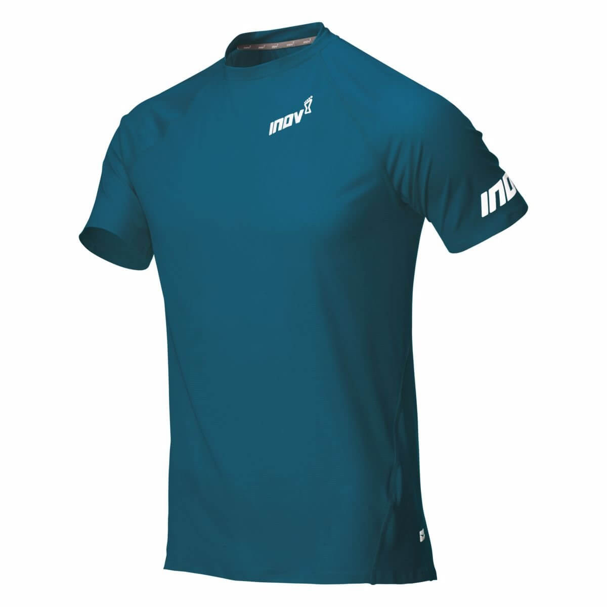 Pánské běžecké tričko Inov-8 BASE ELITE SS blue green Default