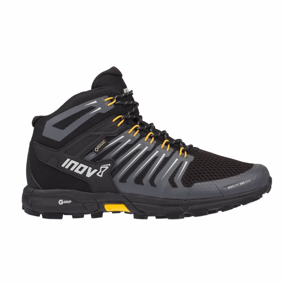 Outdoorová obuv Inov-8 ROCLITE 345 GTX (M) black/yellow černá se žlutou